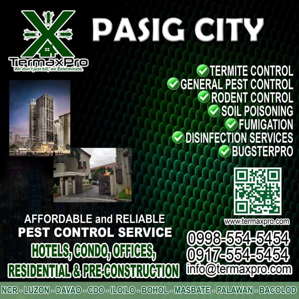Termaxpro, the No.1 Pest Control Service Company in Pasig City